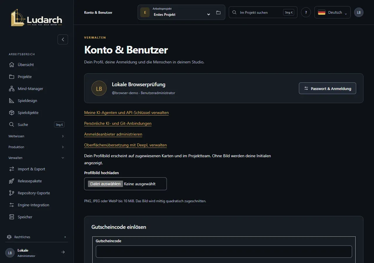 Konto & Benutzer