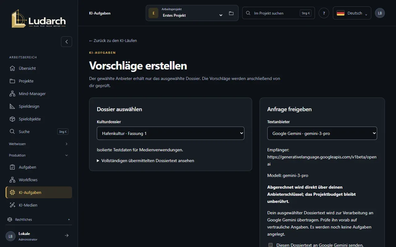 KI-Aufgabenvorschläge