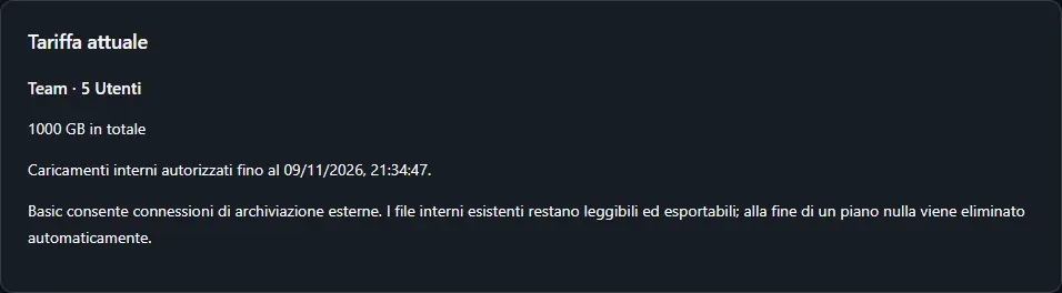 Pagamenti e abbonamenti