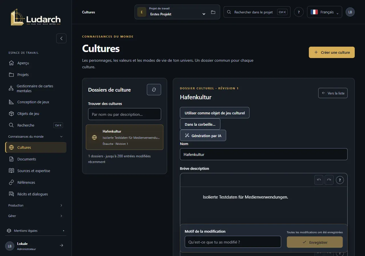 Dossiers de culture avec un dossier ouvert