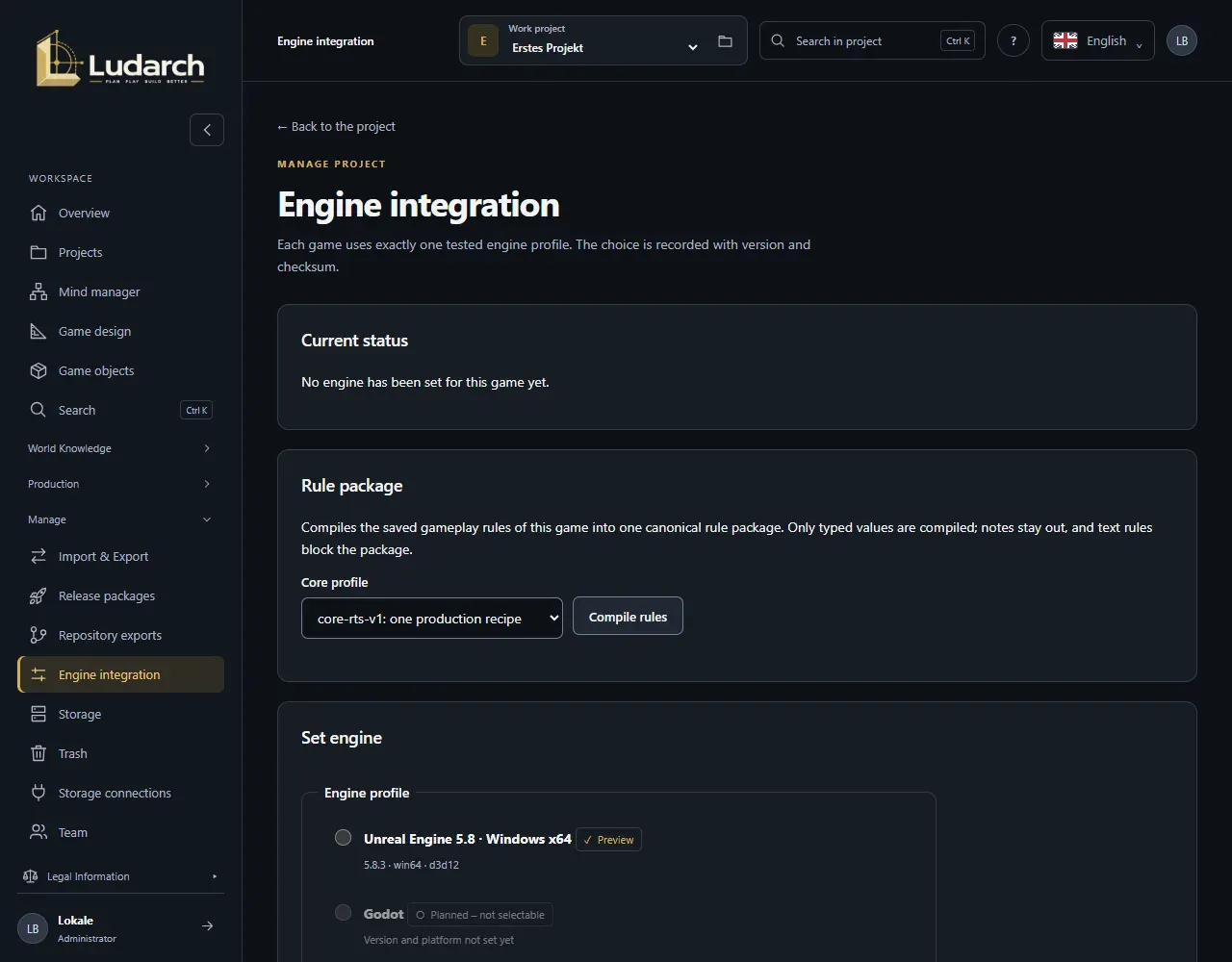 Engine integration