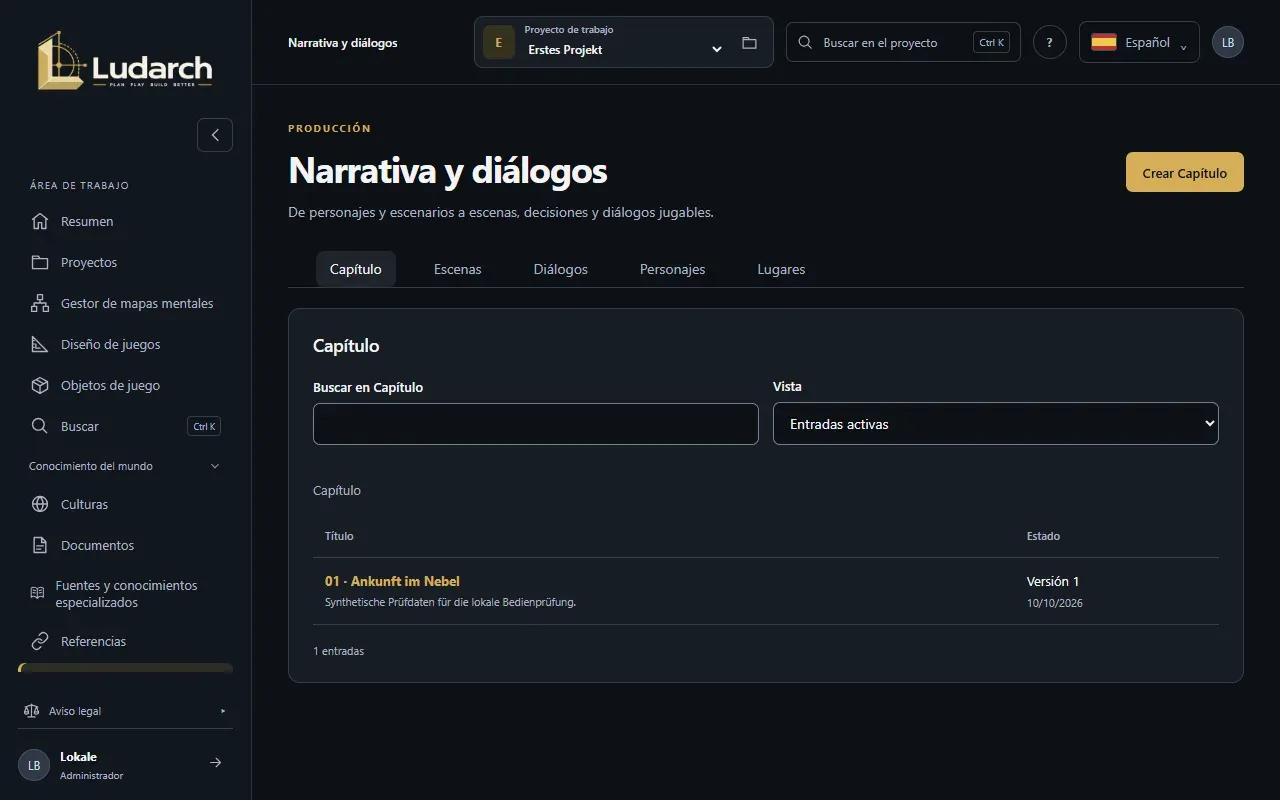 Narrativa y diálogos