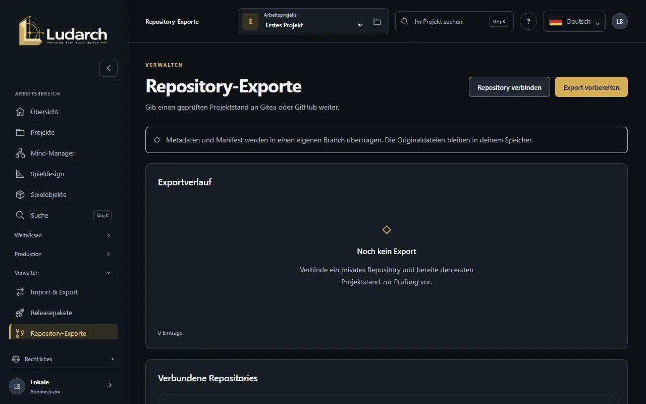 Repository-Exporte